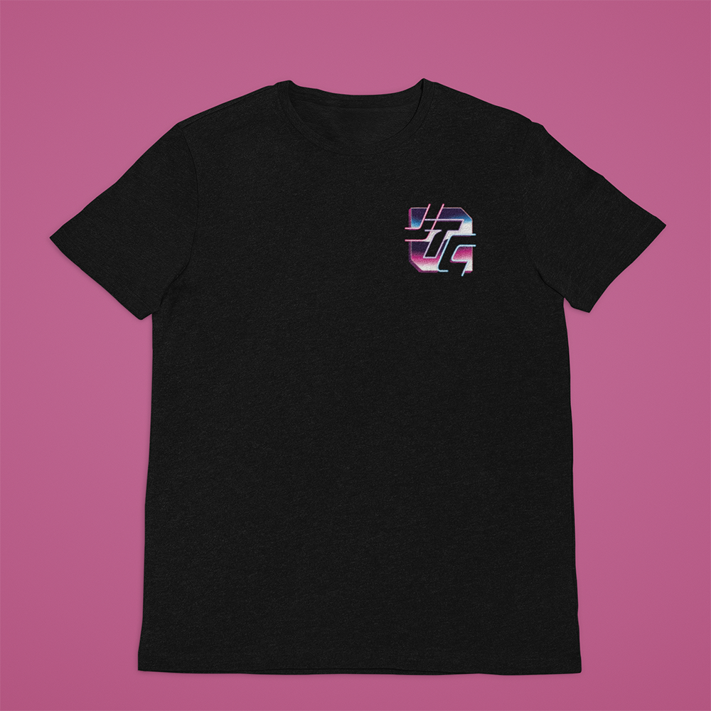 関送込 Splicing Design Sense Loose T-Shirt Design sense splicing short sleeved T-shirt, men's youth